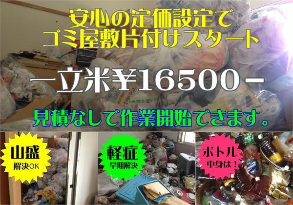 旭川市ゴミ屋敷ゴミ部屋画像